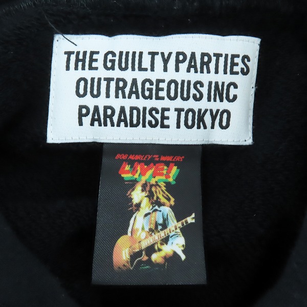 実際に弊社で買取させて頂いたWACKO MARIA×BOB MARLEY/ワコマリア×ボブマーリー MIDDLE WEIGHT PULLOVER HOODED SWEAT SHIRT/パーカー/XLの画像 2枚目