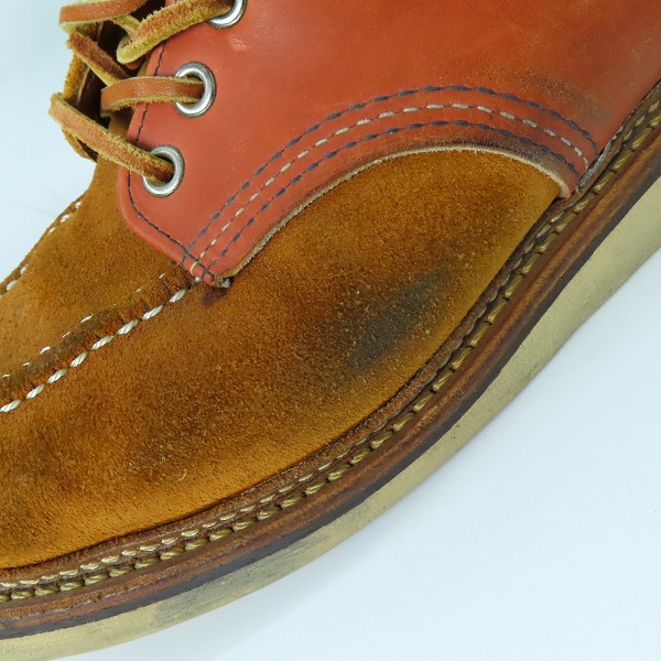 実際に弊社で買取させて頂いたRED WING/レッドウィング B&Y ユナイテッドアローズ別注 OXFORD/オックスフォード シューズ 8098/9Dの画像 8枚目