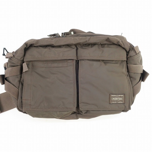 実際に弊社で買取させて頂いたHEAD PORTER/ヘッドポーター WAIST BAG ウエストバッグ 鞄 ブラウン