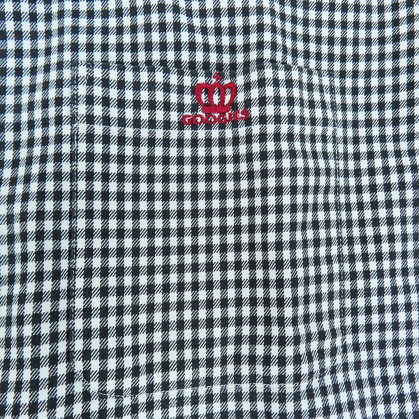 実際に弊社で買取させて頂いたFLATHEAD/フラットヘッド GOOGIES チェック柄 胸ポケット 長袖 ボタンダウンシャツ/Lの画像 4枚目