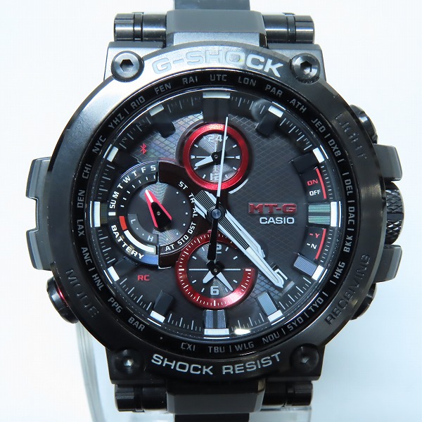 実際に弊社で買取させて頂いたG-SHOCK/Gショック MT-G Bluetooth搭載 電波ソーラー MTG-B1000B-1AJFの画像 0枚目