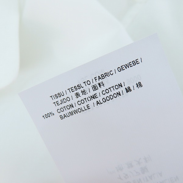 実際に弊社で買取させて頂いた(2)【未使用】SAINT LAURENT/サンローラン 17SS コットン ドレスシャツ 347342 YM16Q/36の画像 4枚目