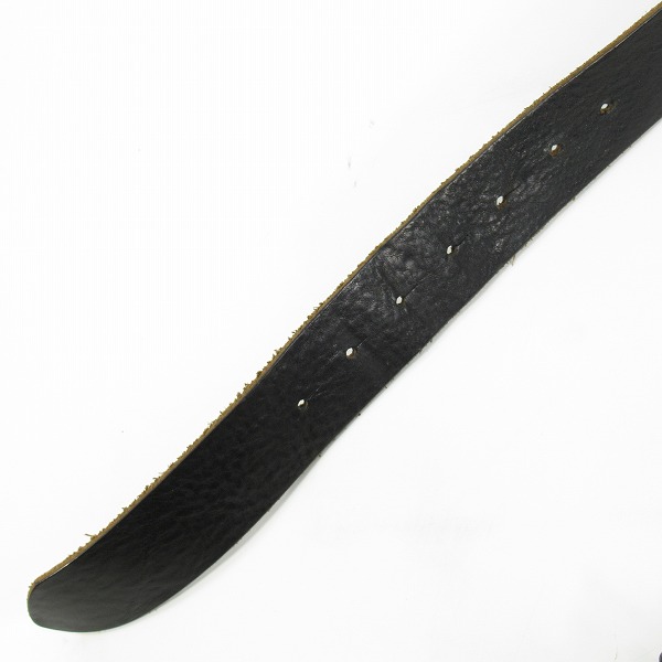 実際に弊社で買取させて頂いたDIESEL/ディーゼル スタッズ チェーン装飾 レザーベルト 90の画像 3枚目