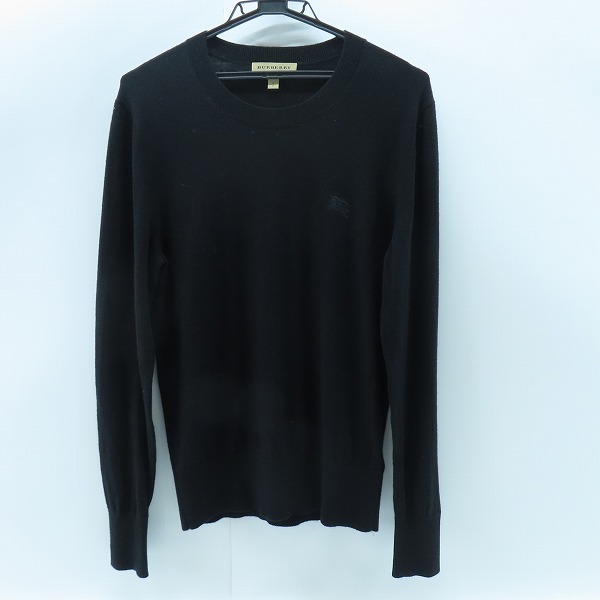 実際に弊社で買取させて頂いたBURBERRY LONDON/バーバリーロンドン ロゴ刺繍クルーネックニット 8003492/S