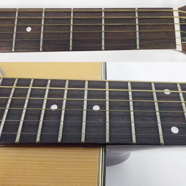 実際に弊社で買取させて頂いた★Morris/モーリス W15 アコースティックギター/アコギ ソフトケース付の画像 3枚目