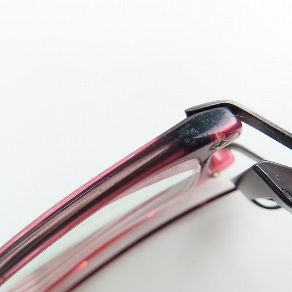 実際に弊社で買取させて頂いたLess than human/レスザンヒューマン メガネフレーム  Orange の画像 8枚目