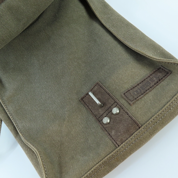 実際に弊社で買取させて頂いたDIESEL/ディーゼル キャンバス ショルダーバッグの画像 7枚目