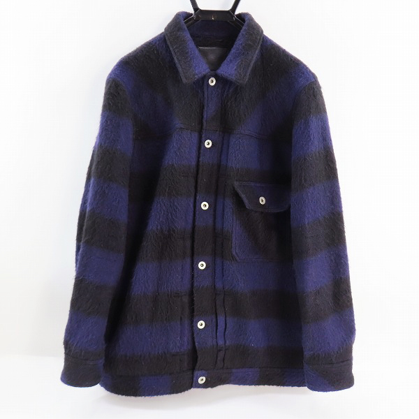 実際に弊社で買取させて頂いたISAMU KATAYAMA BACKLASH/バックラッシュ チェック柄 ジャケット 1918-01/M
