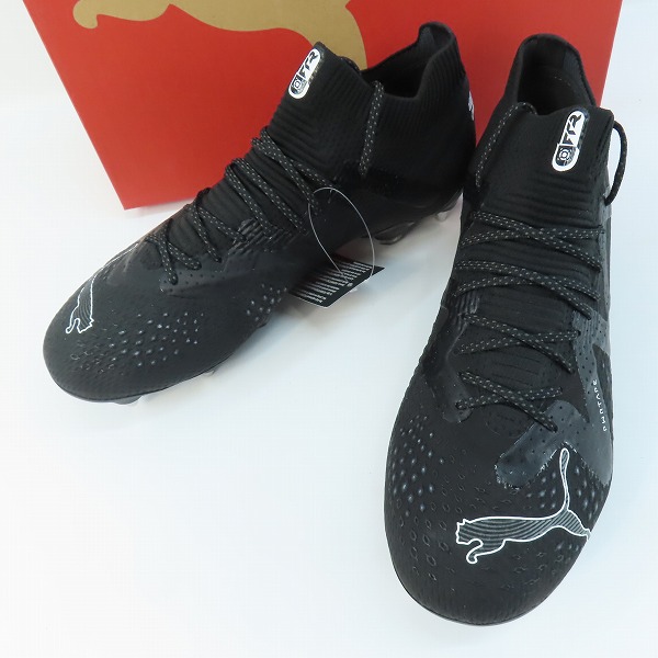 実際に弊社で買取させて頂いた【未使用】PUMA/プーマ Future Ultimate MxS/フューチャー アルティメット ブラック 107164-02/24.5