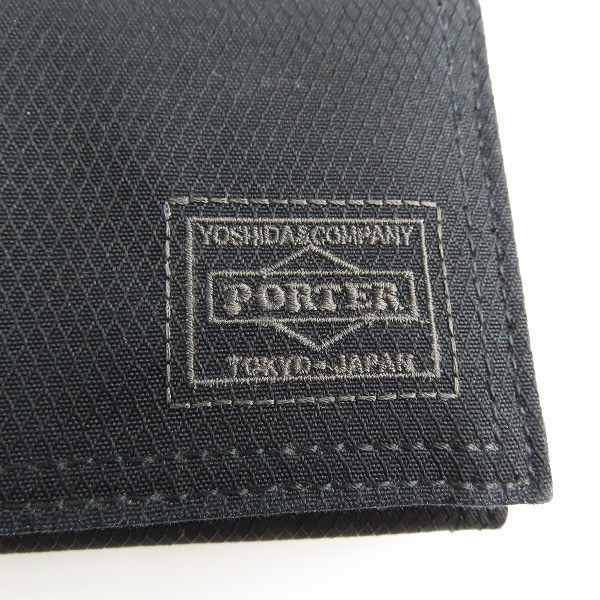 実際に弊社で買取させて頂いたPORTER/ポーター DILL/ディル ロングウォレット/二つ折り長財布 ブラック 653-09754の画像 3枚目