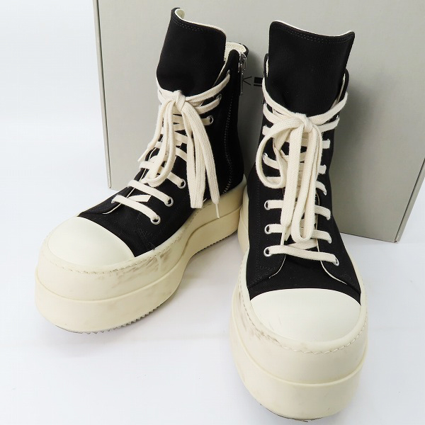 実際に弊社で買取させて頂いたRick Owens/リックオウエンス  DRKSHDW/ダークシャドウ 23AW MEGA BUMPER SNEAKS メガ バンパー スニーカー DU02C5831/39