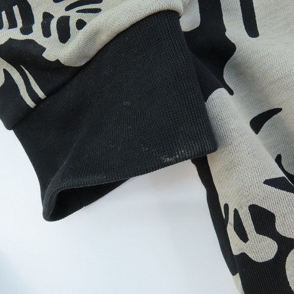 実際に弊社で買取させて頂いたMONCLER/モンクレール 総柄プルオーバー パーカー G10918G7C400/XXXLの画像 9枚目