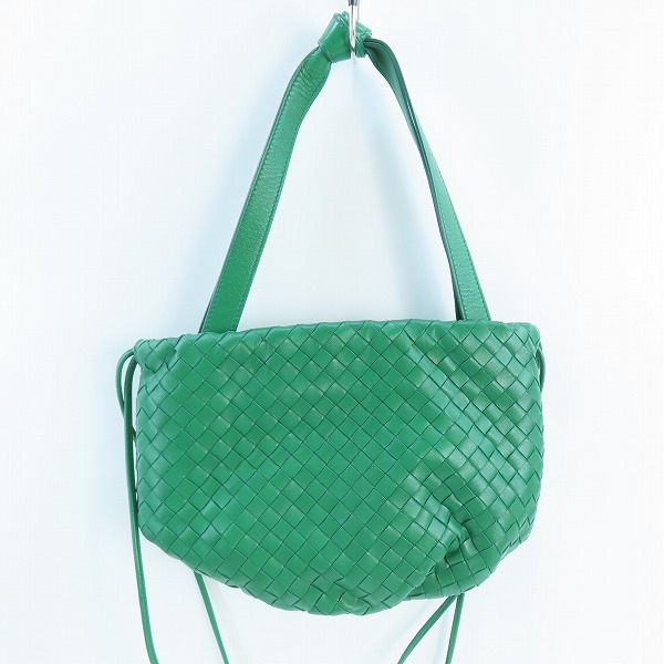 実際に弊社で買取させて頂いたBOTTEGA VENETA/ボッテガヴェネタ イントレチャート レザー 2WAY ショルダーバッグ