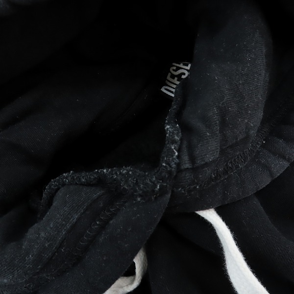 実際に弊社で買取させて頂いたDIESEL/ディーゼル スウェットパーカー/ブラック/S-UMMERIB-B1/Mの画像 5枚目