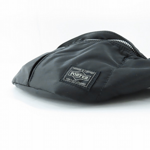 実際に弊社で買取させて頂いた(1)【未使用】PORTER/ポーター TANKER WAIST BAG (S) タンカー ウエストバッグ S ブラック/622-06629の画像 2枚目