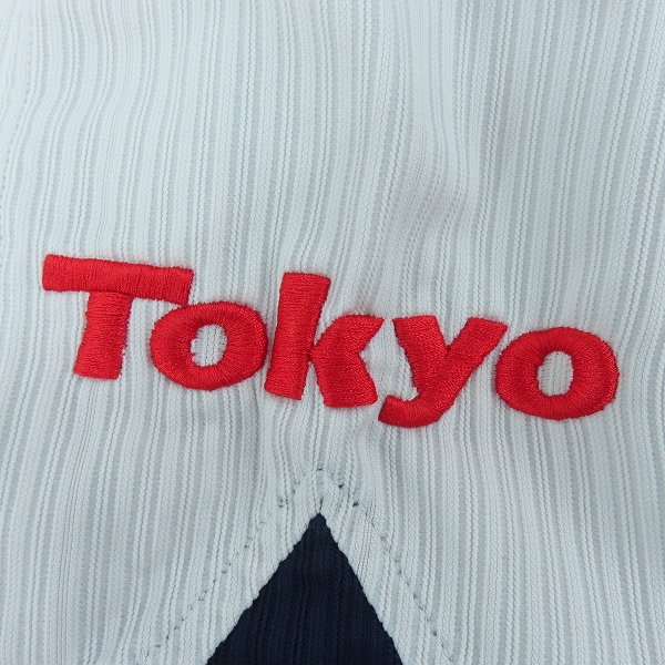 実際に弊社で買取させて頂いたMIZUNO pro×BEAMS/ミズノプロ×ビームス NPBマーク 東京ヤクルトスワローズ # 68 森岡 ユニフォームの画像 4枚目