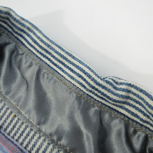 実際に弊社で買取させて頂いたBLUE BLUE/ブルーブルー ウエスタン ストライプシャツ /2の画像 7枚目