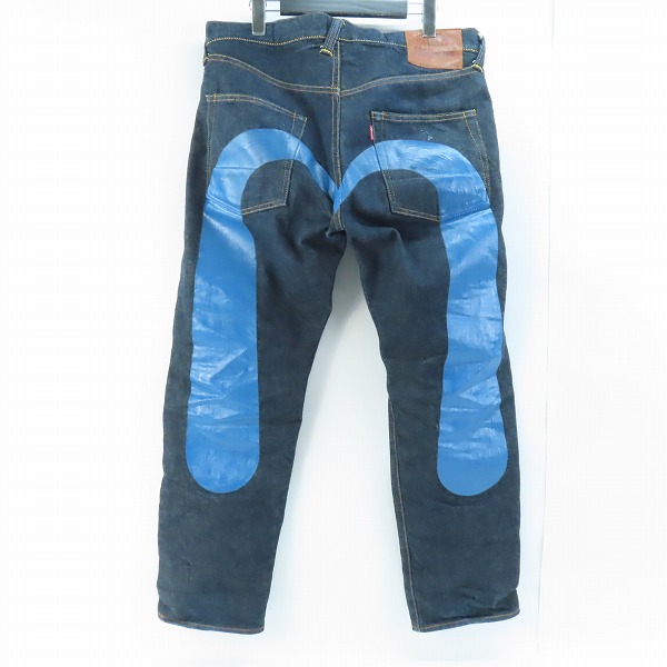 実際に弊社で買取させて頂いたEVISU/エヴィス TIGER PRESHRUNK 大カモメ セルビッチ 虎耳 デニムパンツ LOT 2000T/36×32