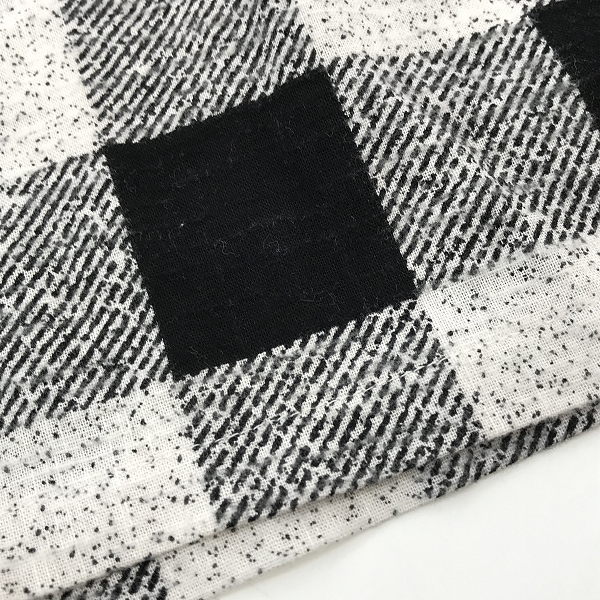 実際に弊社で買取させて頂いたNUMBER (N)INE/ナンバーナイン KOOKS チェック切替 ロング丈 Tシャツ /3の画像 5枚目