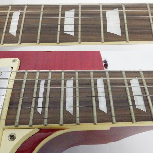 実際に弊社で買取させて頂いた★K-ON!/けいおん! オリジナルブランド KLP-yui model 平沢唯モデル レスポールスタンダードTypeエレキギター ケース付の画像 3枚目