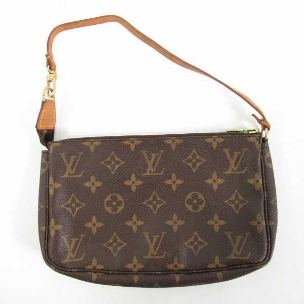 実際に弊社で買取させて頂いたLOUIS VUITTON /ルイ ヴィトン ポシェットアクセソワール モノグラム アクセサリー ポーチ/ハンドバッグ M51980の画像 1枚目