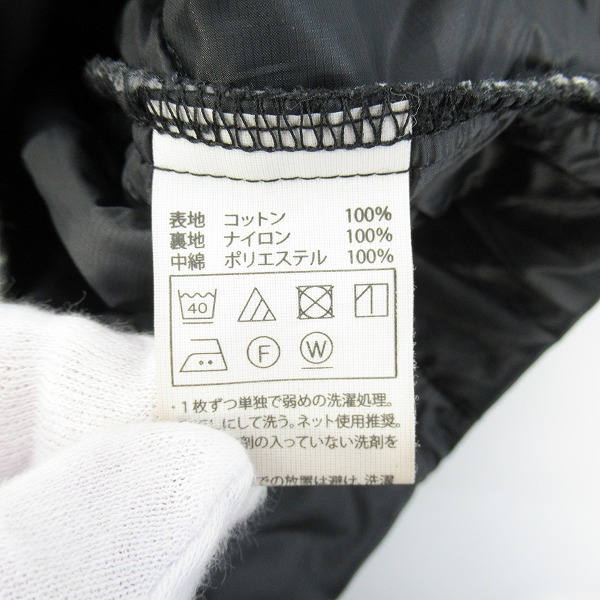 実際に弊社で買取させて頂いたCOOTIE/クーティー Ombre Check Quilting CPO Jacket/オンブレチェック キルティング CPOジャケット/Lの画像 4枚目