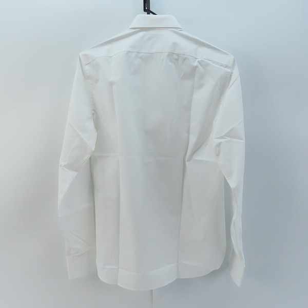 実際に弊社で買取させて頂いた(1)【未使用/JPタグ】SAINT LAURENT/サンローラン 19SS プレーン 長袖シャツ 536096 Y216W/36の画像 1枚目