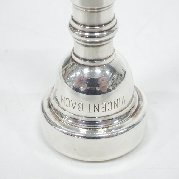 実際に弊社で買取させて頂いたVincent Bach/ヴィンセントバック 3C トランペット用マウスピース シルバーの画像 2枚目