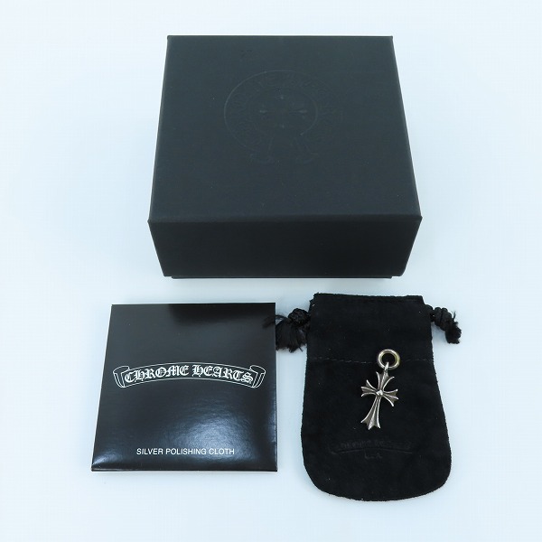 実際に弊社で買取させて頂いたCHROME HEARTS/クロムハーツ タイニーCHクロスチャームの画像 6枚目