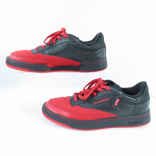 実際に弊社で買取させて頂いたRedspider Jr× Reebok CLUB C 85 /レッドスパイダージュニア×リーボック クラブシー85 スニーカー R00005/26.5の画像 3枚目