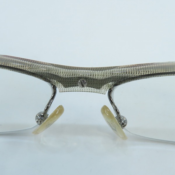 実際に弊社で買取させて頂いたalain mikli/アランミクリ メガネフレーム/アイウェア A0205-14の画像 5枚目