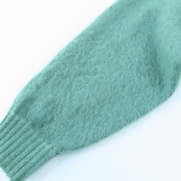 実際に弊社で買取させて頂いたWACKO MARIA/ワコマリア GUILTY PARTIES モヘア ウール カーディガン グリーン/XLの画像 4枚目