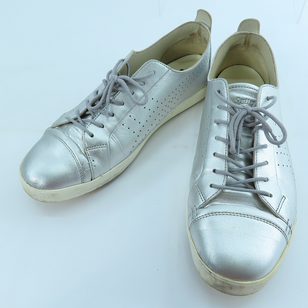 実際に弊社で買取させて頂いたOnitsuka Tiger/オニツカタイガー ローカットスニーカー シルバー 1183A690/28.0