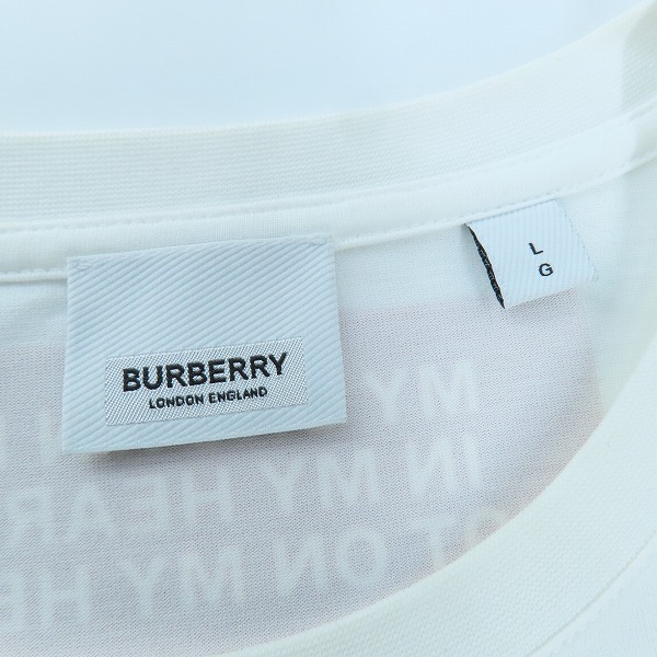 実際に弊社で買取させて頂いたBURBERRY/バーバリー ホースフェリープリント Tシャツ 8017103/Lの画像 2枚目