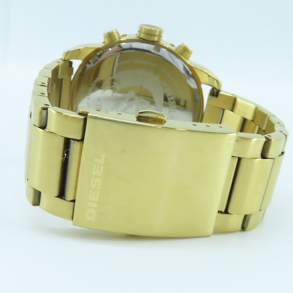 実際に弊社で買取させて頂いたDIESEL/ディーゼル クォーツ 腕時計クロノグラフ DZ-5302 【動作未確認】 の画像 2枚目