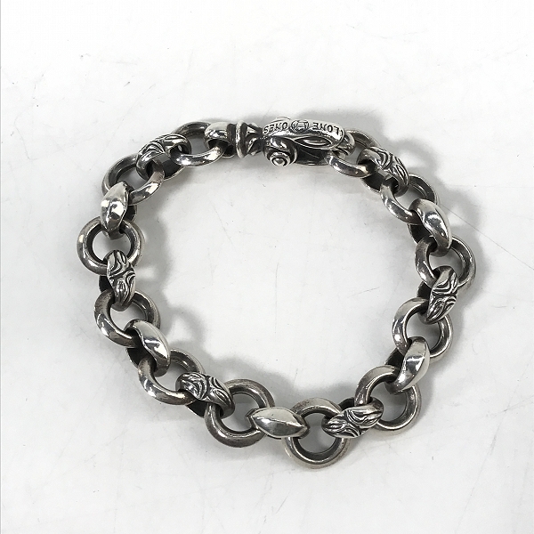 実際に弊社で買取させて頂いた【ギャラ付】LONE ONES/ロンワンズ カーブドシルクシグネットブレスレット の画像 2枚目