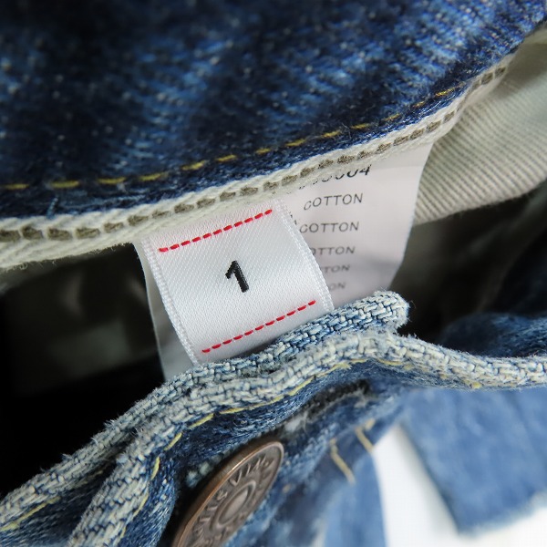 実際に弊社で買取させて頂いたvisvim/ビズビム 20AW 渋谷PARCO限定 JOURNEYMAN PANTS TACKED CRASH PEERLESS デニムパンツ 0120305005004 1の画像 3枚目