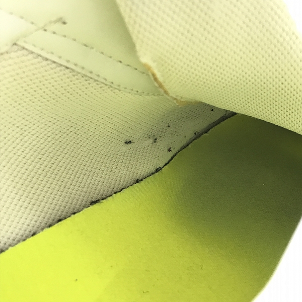 実際に弊社で買取させて頂いたLouis Vuitton/ルイヴィトン ルクセンブルグライン ローカットスニーカー ホワイト×イエロー MS1108/8.5の画像 6枚目