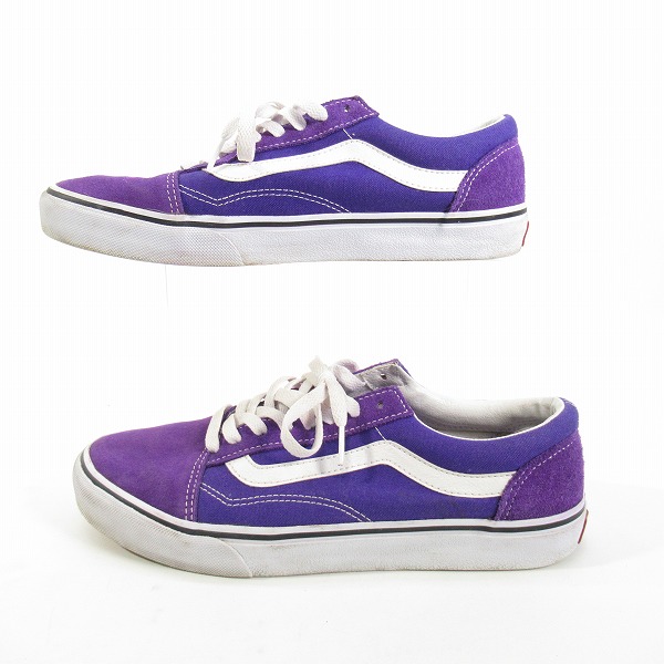 実際に弊社で買取させて頂いたVANS/バンズ ローカットスニーカー パープル 27.5の画像 3枚目