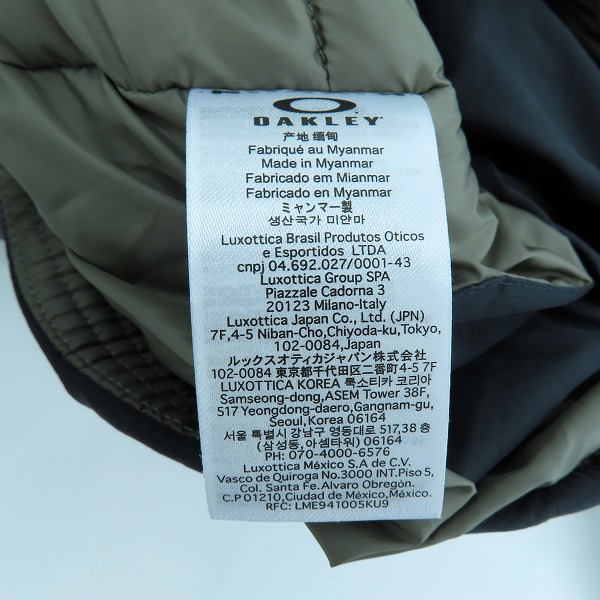 実際に弊社で買取させて頂いた【未使用】OAKLEY/オークリー FGL PUFFER INS JACKET 4.7 PLUM/インサレーションジャケット FOA406995/XLの画像 3枚目