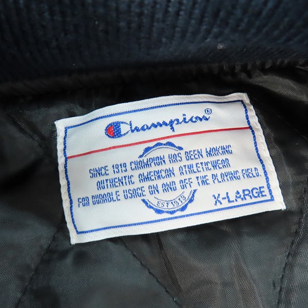 実際に弊社で買取させて頂いたChampion/チャンピオン HERITAGE/ヘリテイジ ワッペン 刺繍 スタジャン C3-A610/XLの画像 2枚目