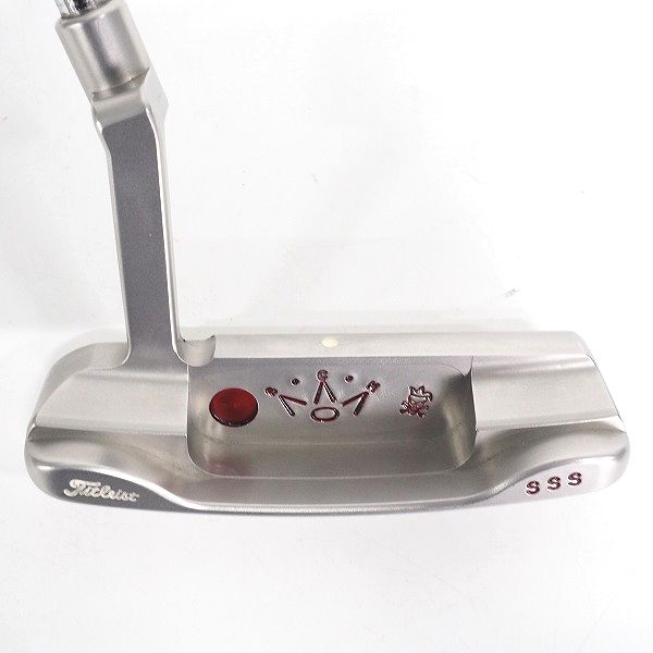 実際に弊社で買取させて頂いた【COA有り】Scotty Cameron/スコッティキャメロン サークルT ニューポートツアー SSS パター 33.25inch ヘッドカバー付の画像 3枚目