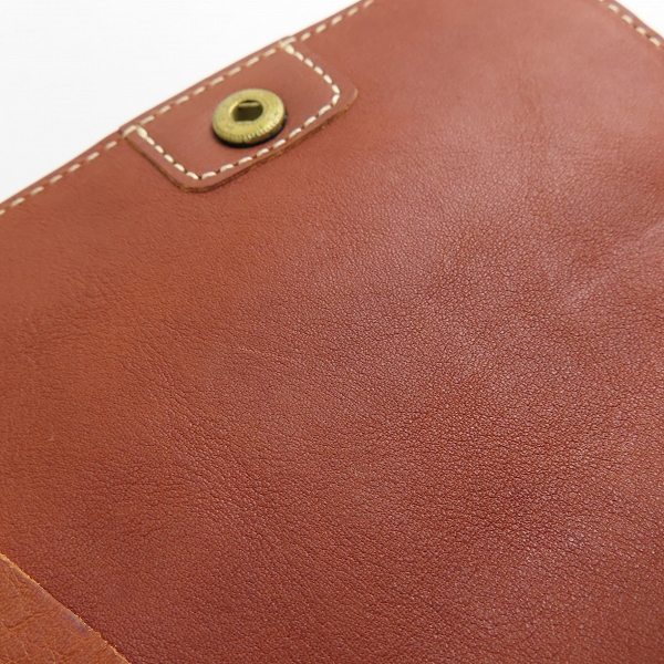 実際に弊社で買取させて頂いた土屋鞄製造所/ツチヤカバン ディアリオ クラッチパース オイルメロウレザー 二つ折り財布の画像 8枚目
