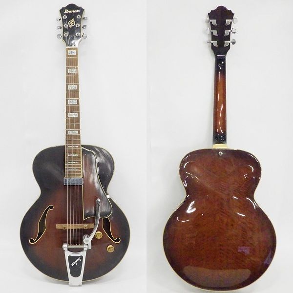 実際に弊社で買取させて頂いた★【使用感有】Ibanez/アイバニーズ ARTCORE AF84-DVS アーチトップ ピックギター/フルアコ/エレキギター Bigsby搭載の画像 1枚目