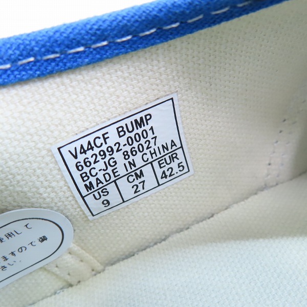 実際に弊社で買取させて頂いたVANS×BUMP OF CHICKEN/バンズ×バンプオブチキン AUTHENTIC LEATHER/オーセンティックレザースニーカー V44CF BUMP 27の画像 5枚目