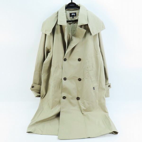 実際に弊社で買取させて頂いたStussy/ステューシー トレンチコート/XLの画像 0枚目