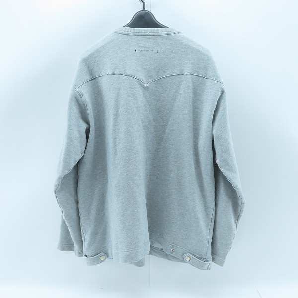実際に弊社で買取させて頂いたTHE CRIMIE/クライミー スウェット ライダース カーディガン CR1-02C5-CL50/XXLの画像 1枚目