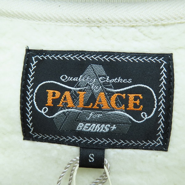 実際に弊社で買取させて頂いた【未使用】BEAMS PLUS/ビームスプラス 別注 PALACE/GRAPHIC CREW/スウェット 38-13-0218-156/Sの画像 2枚目