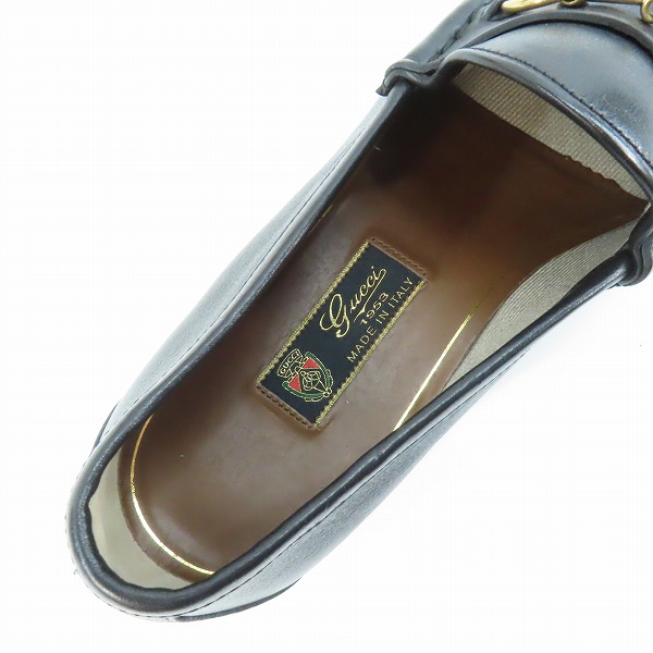 実際に弊社で買取させて頂いたGUCCI/グッチ ローファー/ドレスシューズ/9の画像 4枚目
