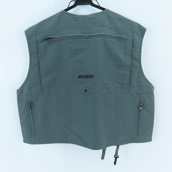 実際に弊社で買取させて頂いたSTUSSY/ステューシー フィッシングベスト/Mの画像 1枚目